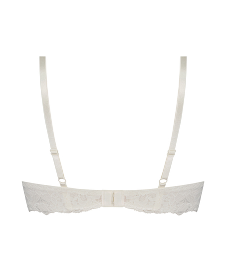 Marine Padded Push-Up Underwired Bra, White