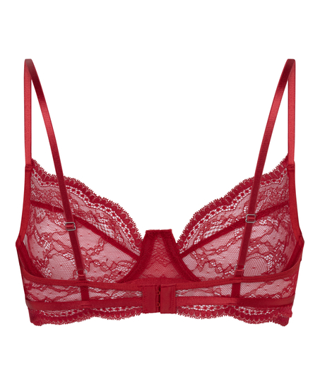 Isabelle Non-Padded Underwired Bra, Red