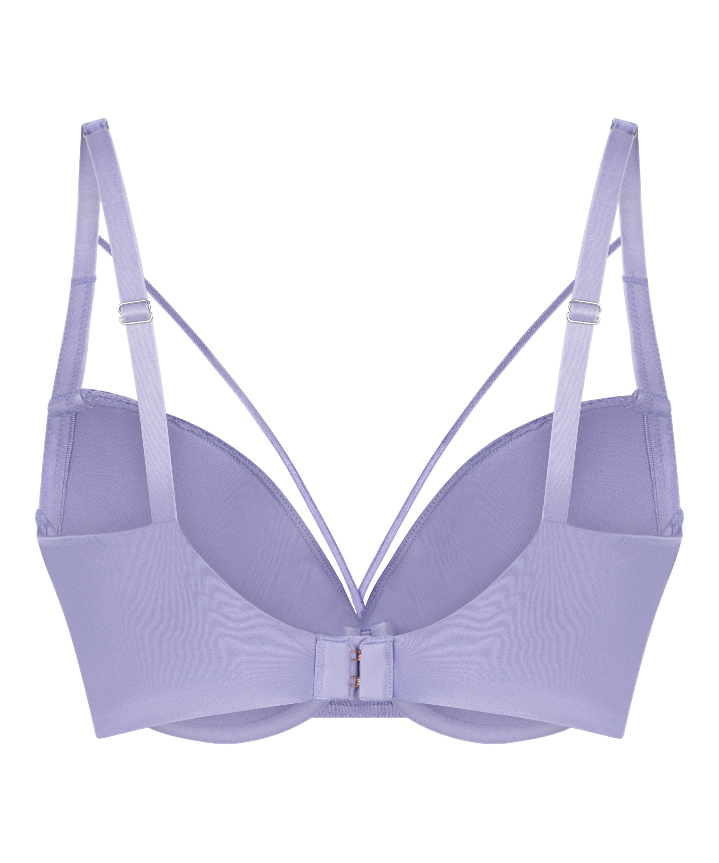 Adele Padded Underwired  Push-Up Bra, Purple, main