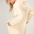 Snuggle Fleece Lounge Dress, White