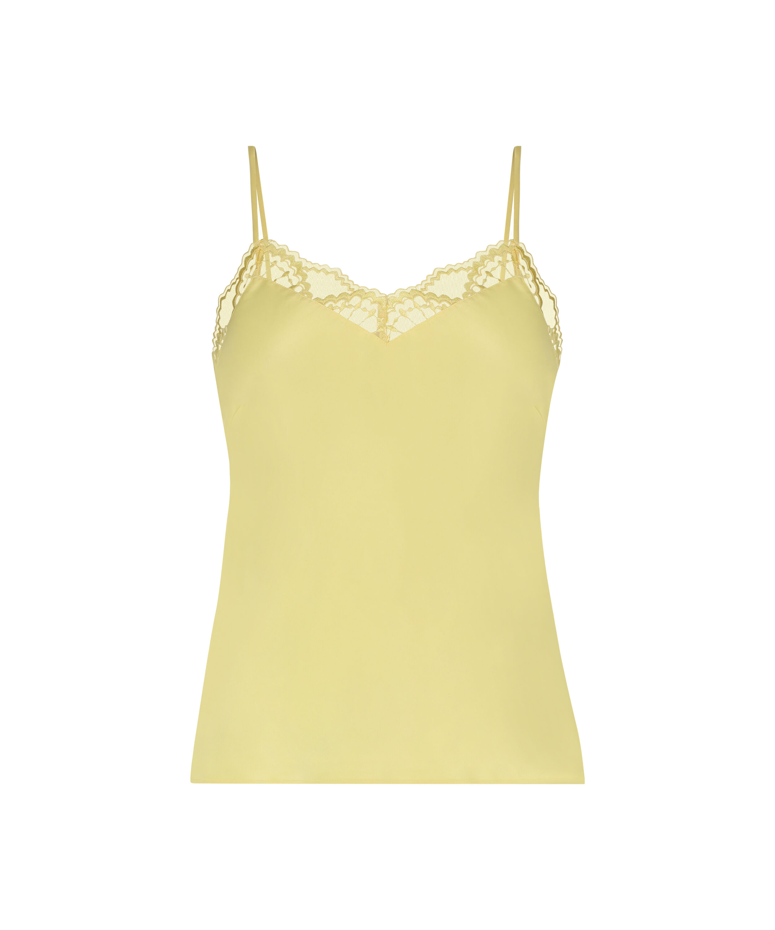 yellow lace cami