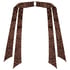 Satin Wrist Ties, Brown