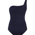One Shoulder Bathingsuit Sorrento, Blue