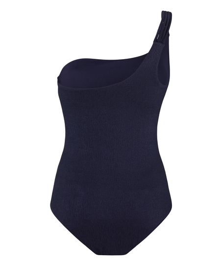 One Shoulder Bathingsuit Sorrento, Blue