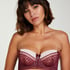 Kriss padded strapless underwired bra I AM Danielle, Red