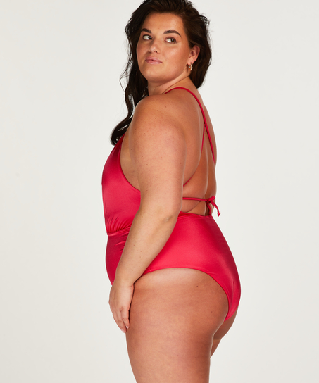 Grenada High Leg Swimsuit, Pink