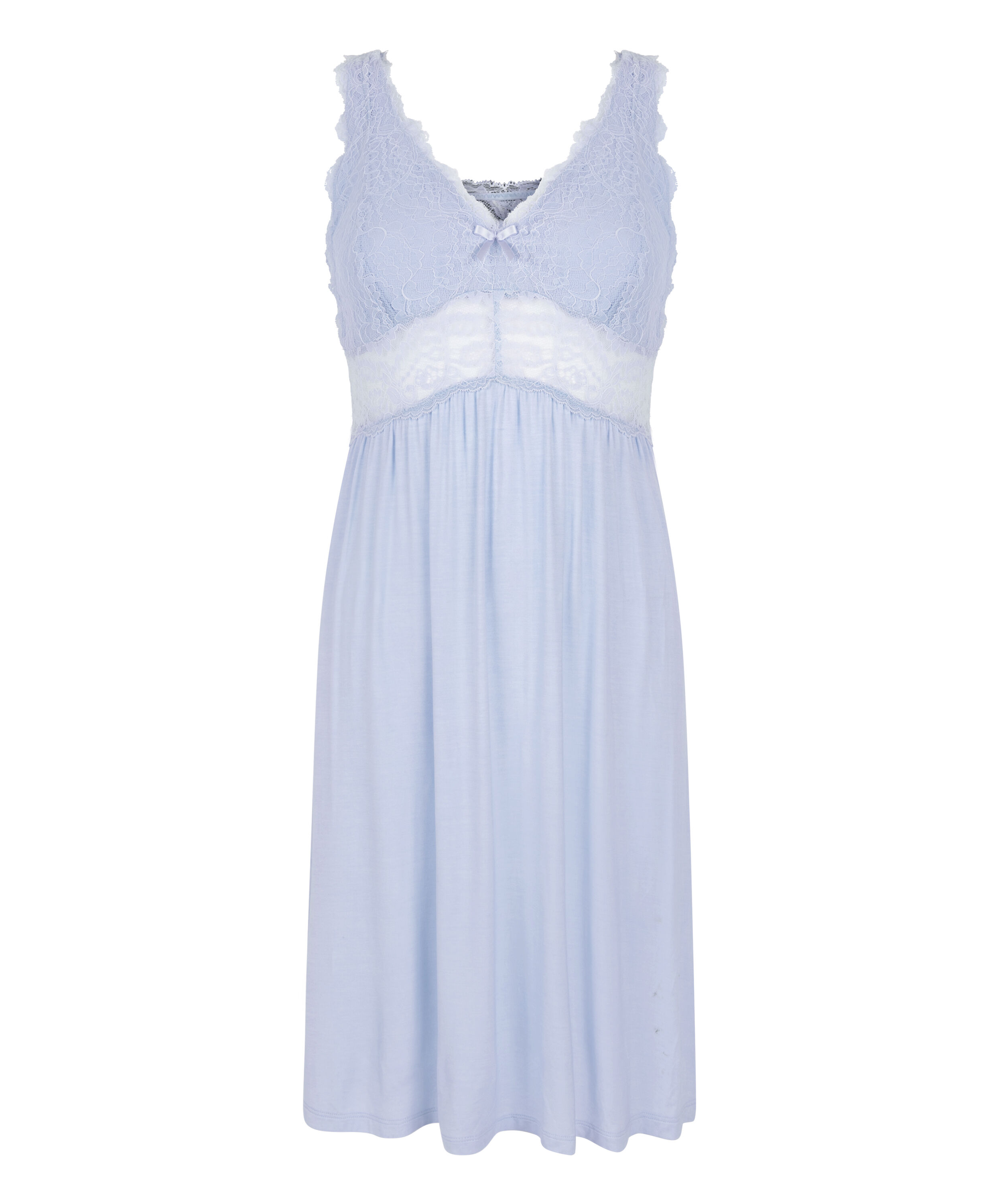 Nora Lace Slip Dress, Blue