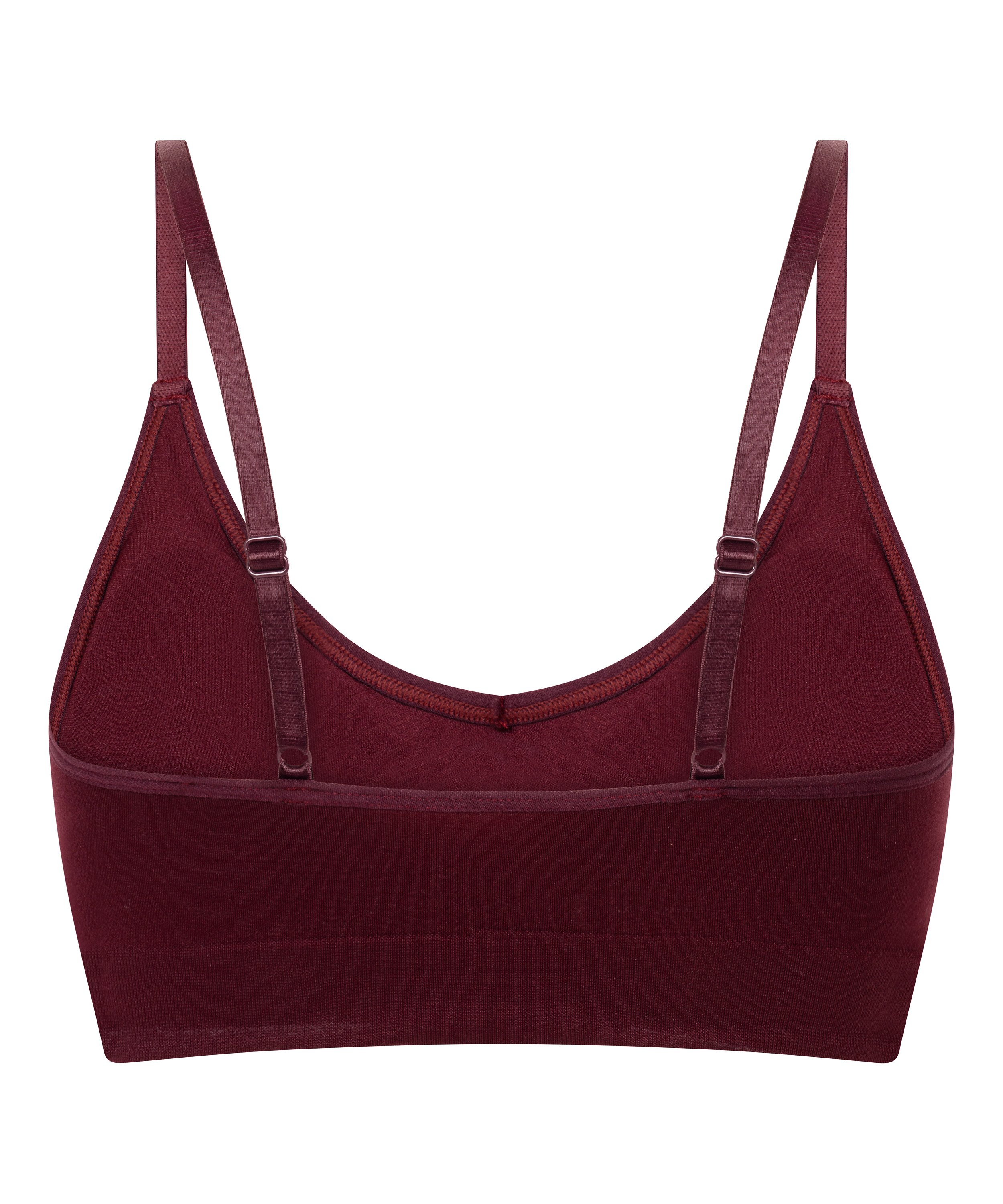 Dide Triangle Bralette, Red, main