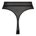 Sexy mesh high-cut thong, Black