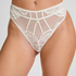 Withney Suspender Thong, White