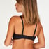 Padded Non-Wired Bra, Black