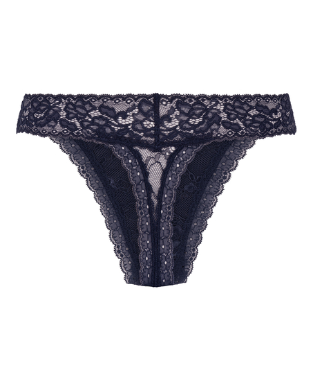 Madison Extra Low Thong, Blue