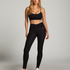 HKMX Crossed High Waisted Leggings, Black