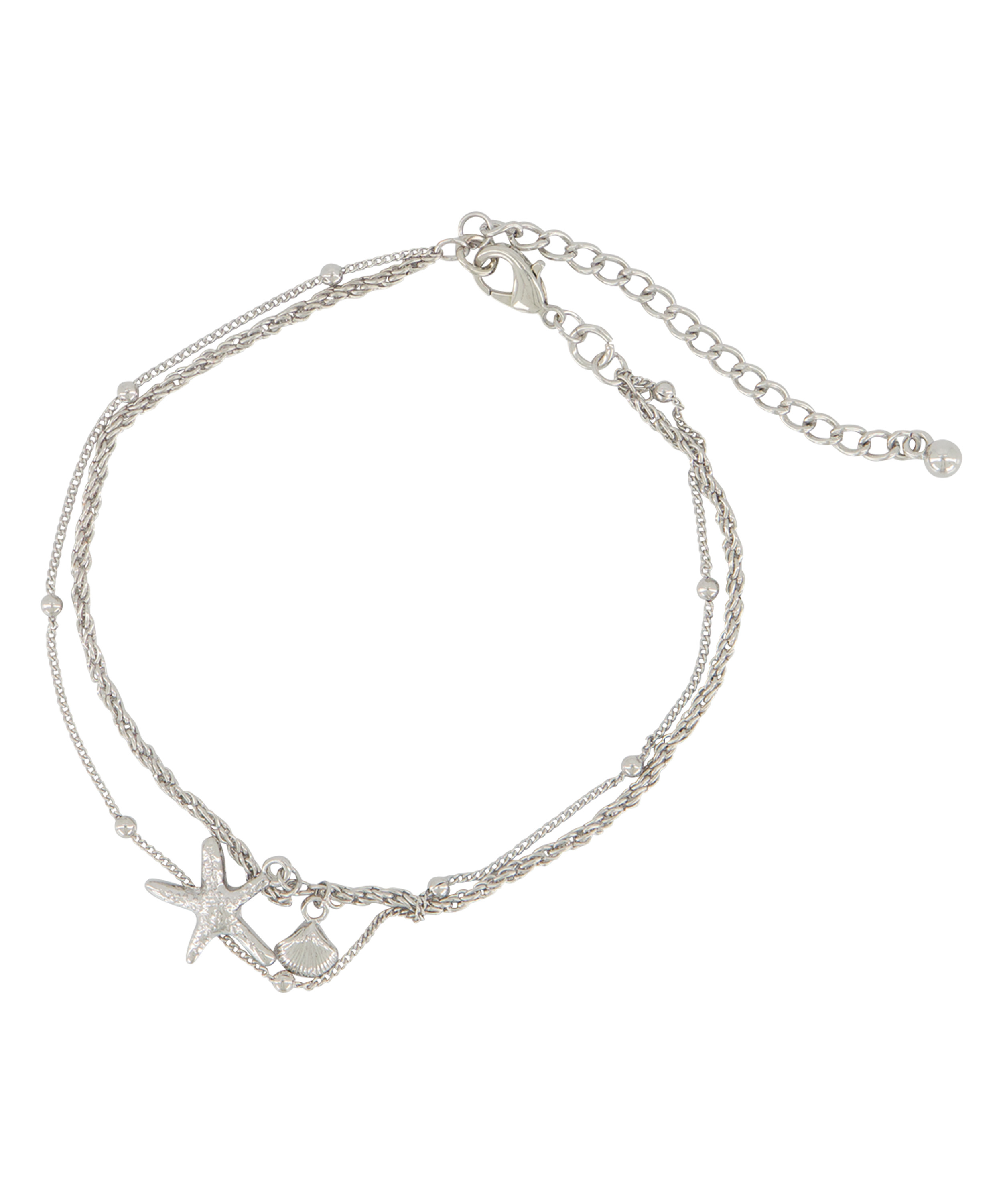 Ankle Chain, Gray, main