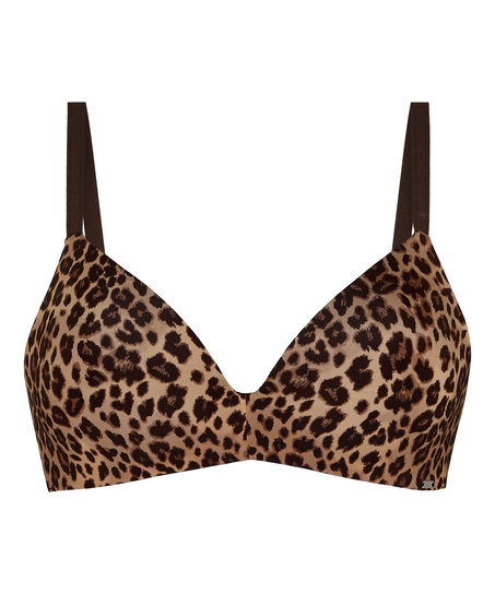 Mona padded non-underwired bra, Brown