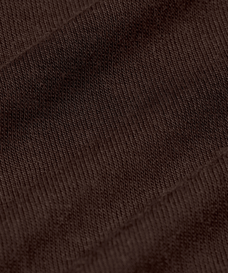 super soft Boatneck shirt with Cashmere, Brown