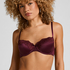 Lace & Shine Padded Underwired Bra, Purple