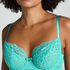 Marine Non-Padded Underwired Bra, Green