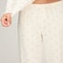 Pant Loose Pointelle, White