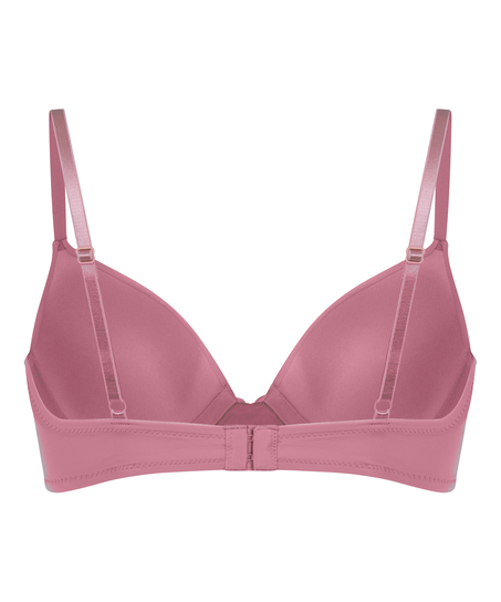 Plunge Padded Underwired Bra, Pink