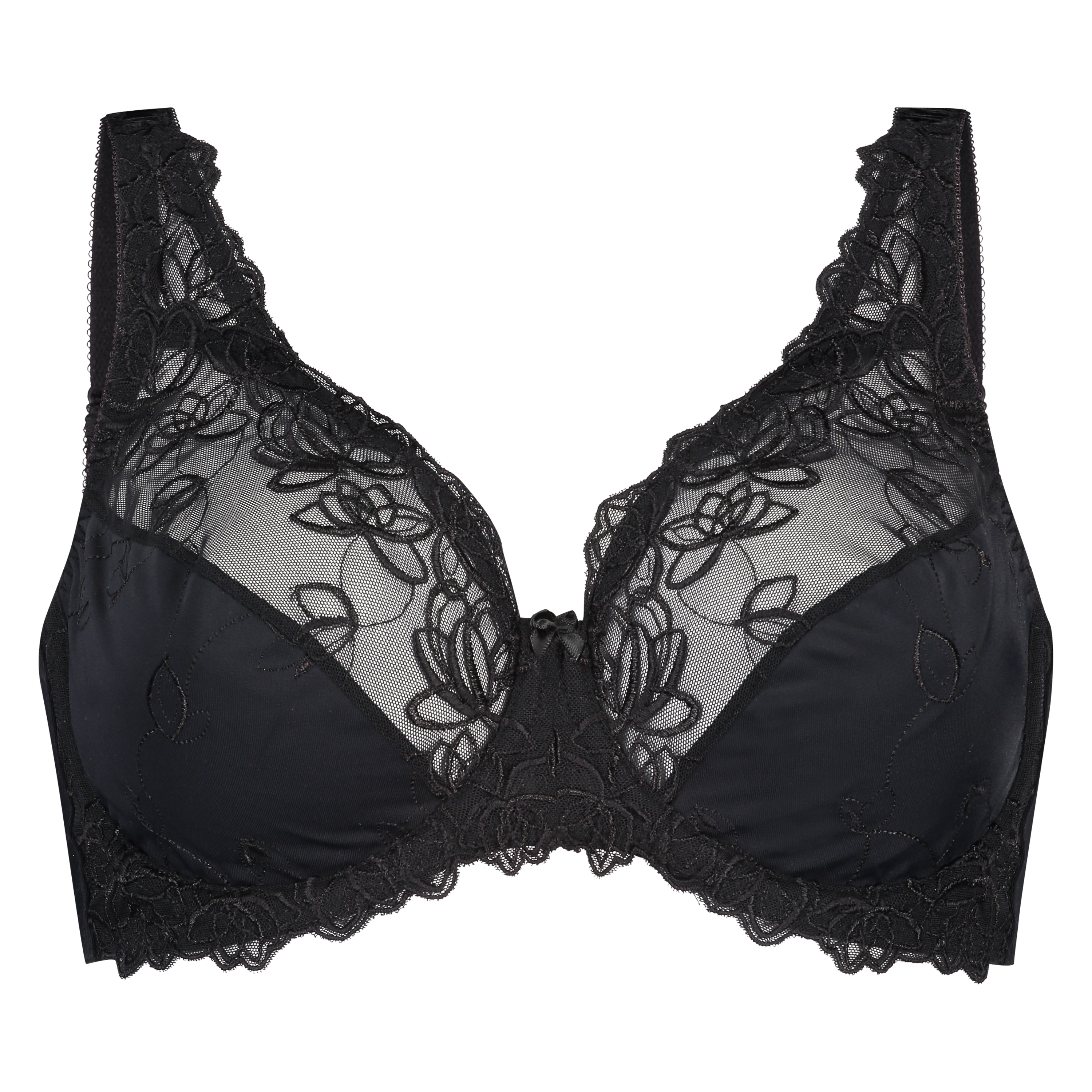 Diva Non-Padded Underwired Bra, Black, main