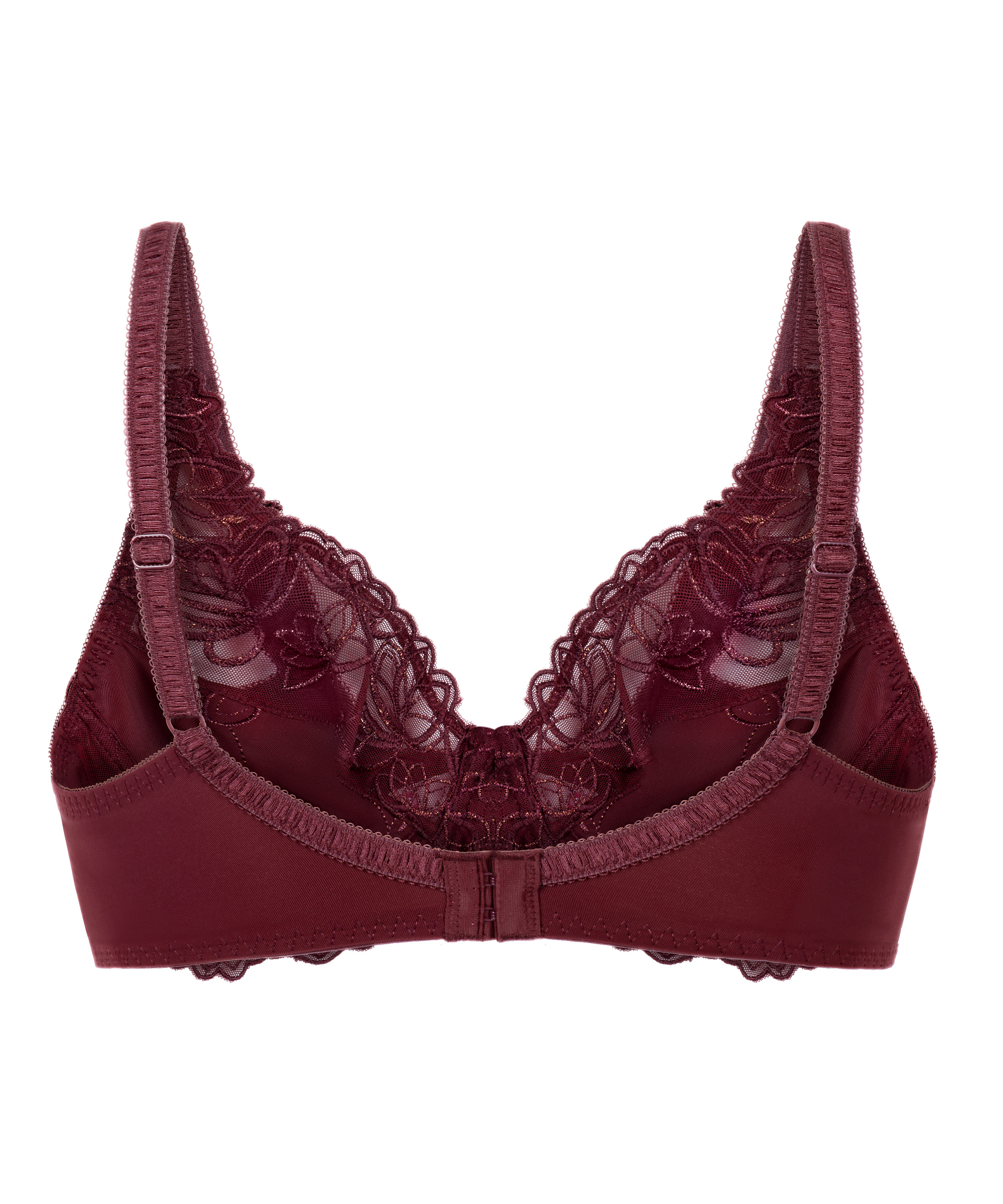 Diva Non-Padded Underwired Bra, Red, main