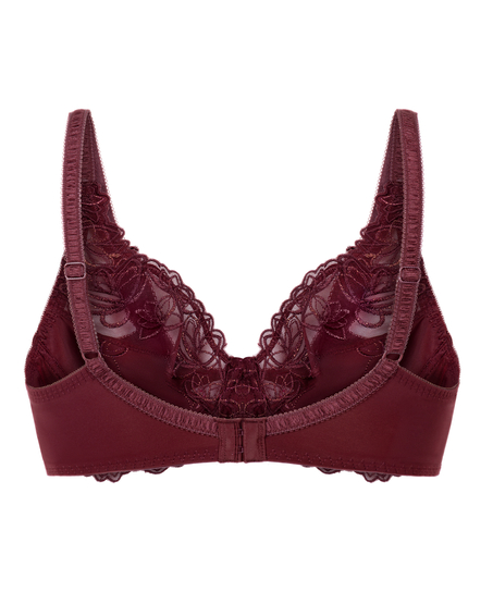 Diva Non-Padded Underwired Bra, Red