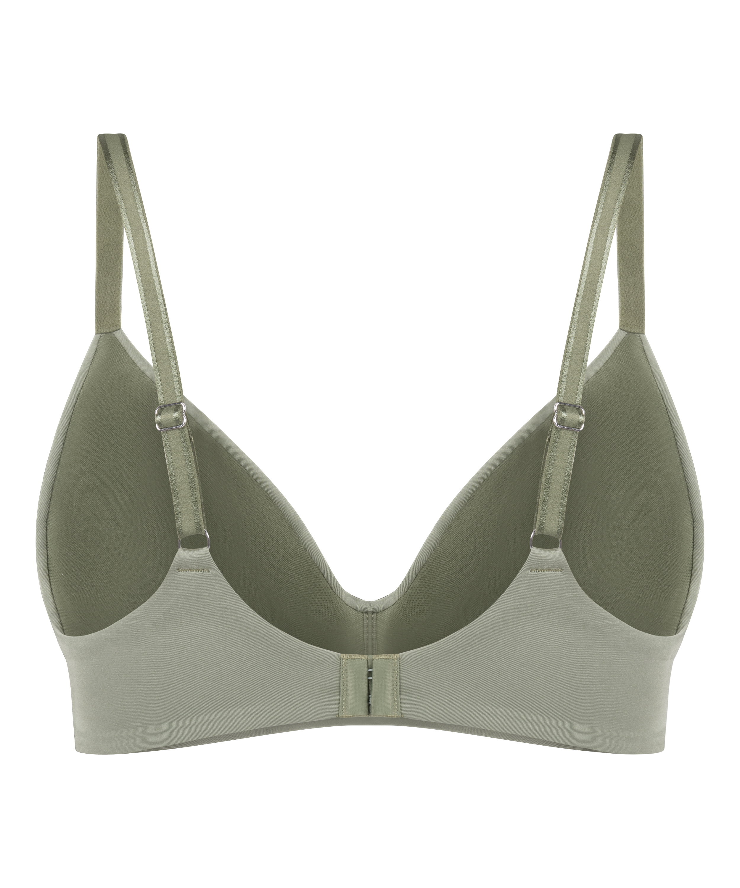 Mona padded non-underwired bra, Green, main