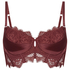 Zoe Padded Longline Underwired Bra, Red