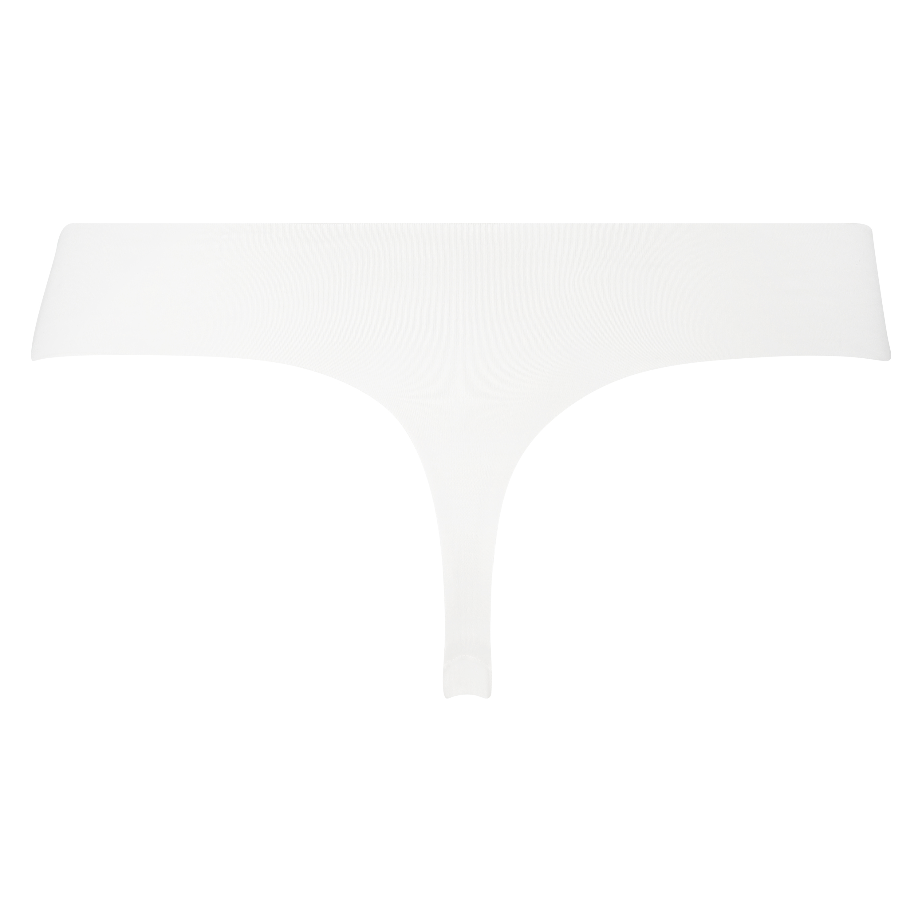 Invisible cotton thong, White, main