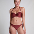 Dune Bandeau Bikini Top, Red