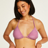 Tasmania triangle bikini top, Purple