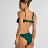Azua Highleg Bikini Bottom, Green