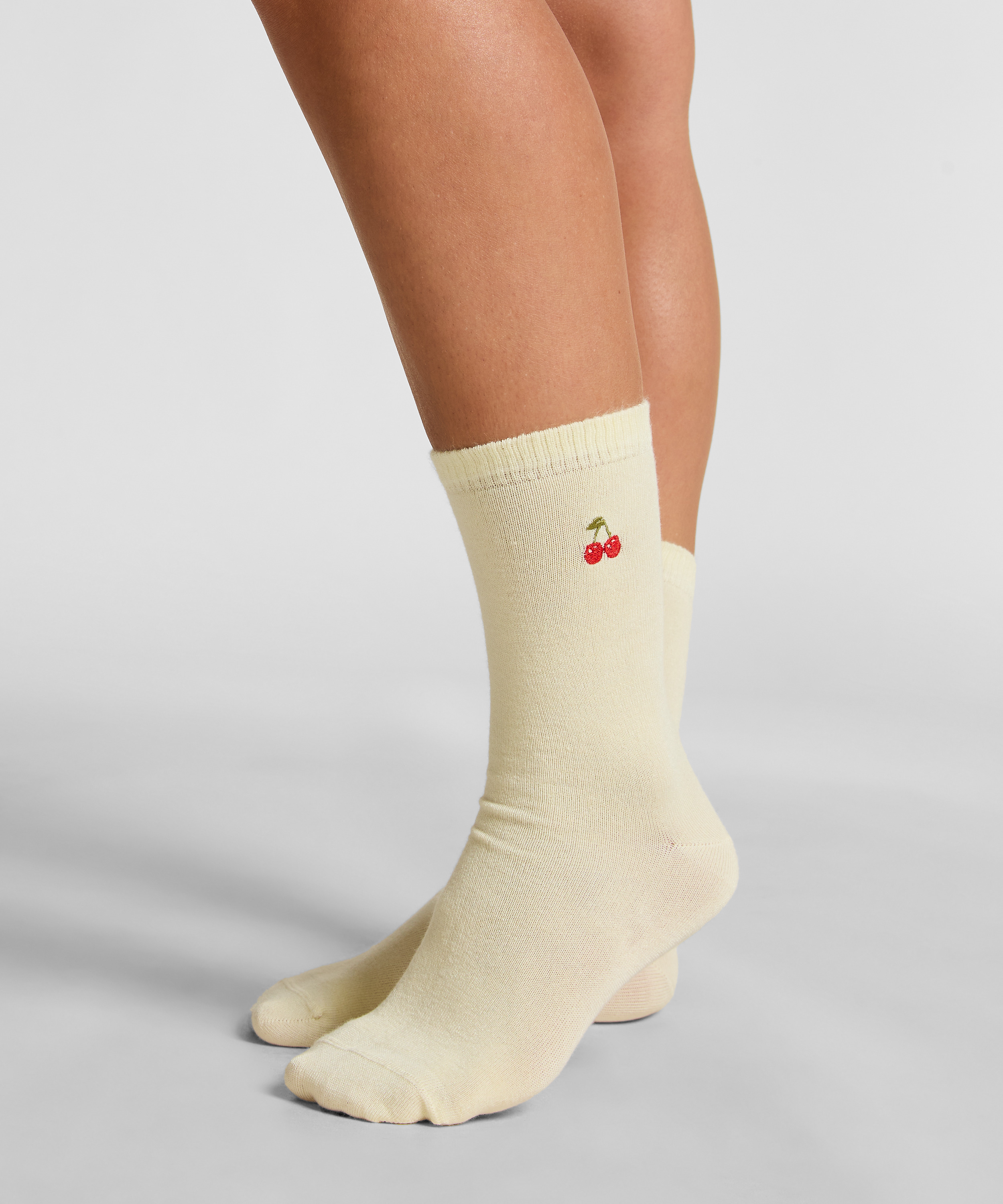 Modal Crew Socks, Yellow, main