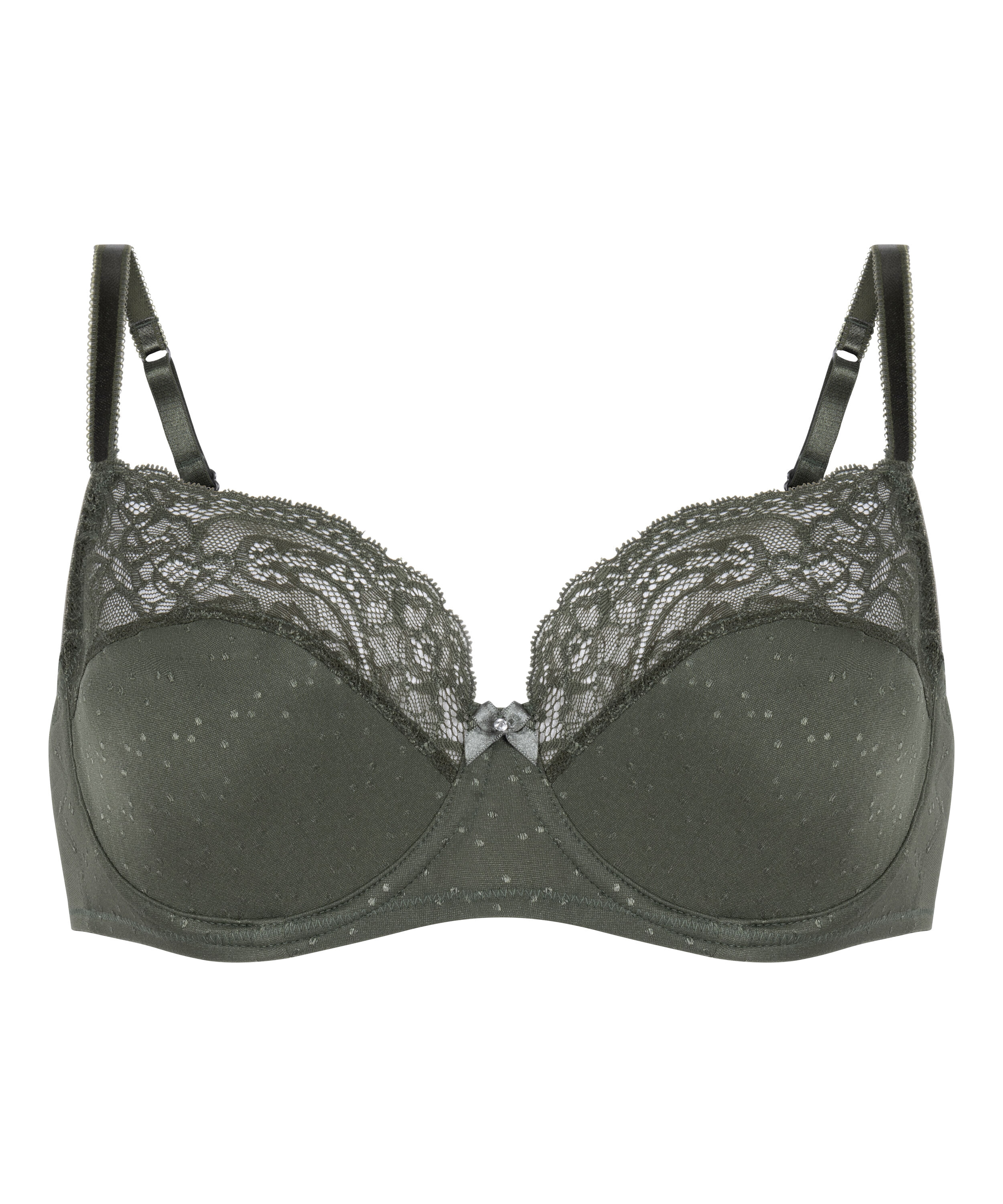 Sophie Non-Padded Underwired Bra, Green