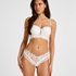 Highleg Brazilian Millie, White