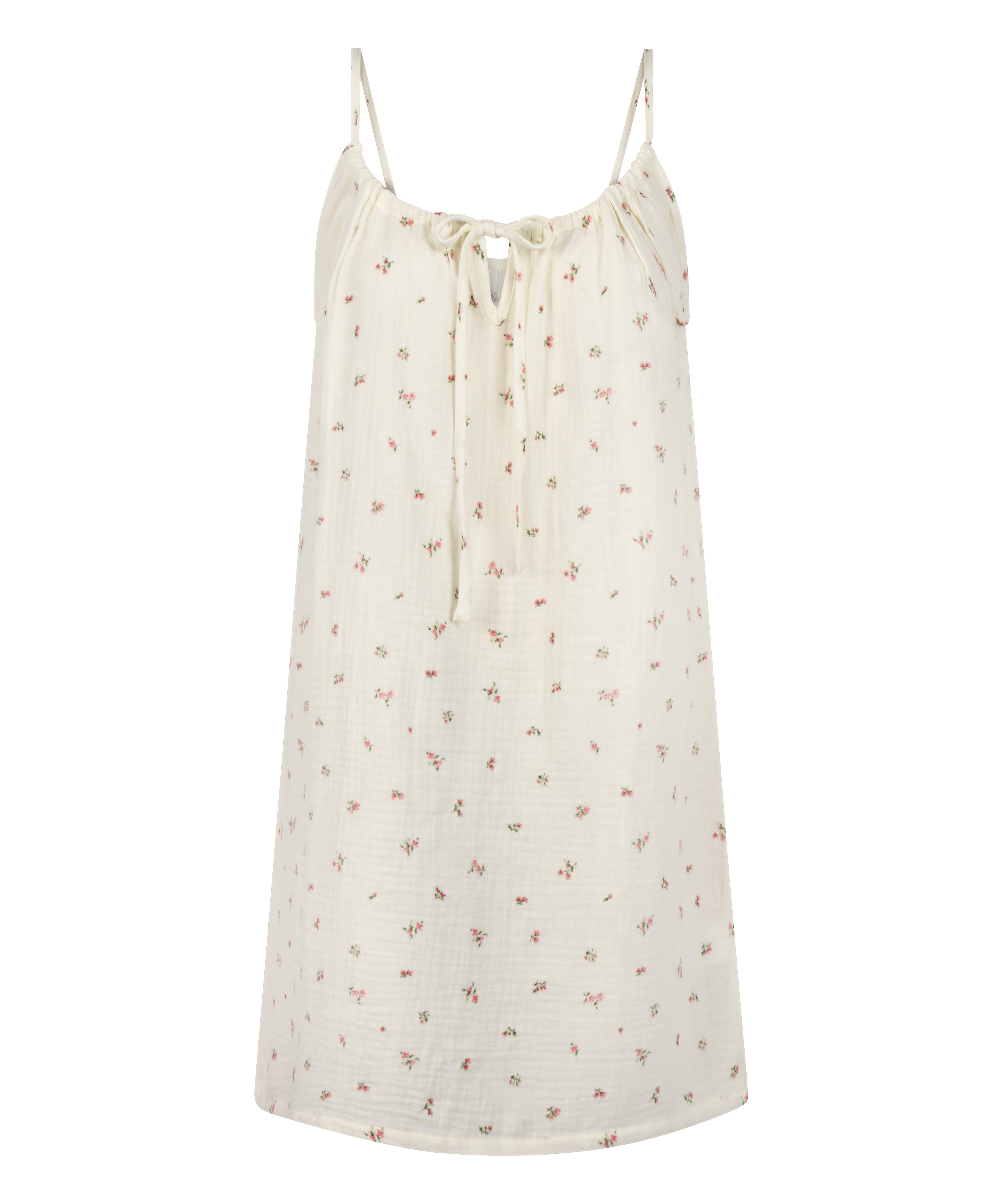 Muslin Slipdress, White, main