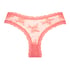 V-shaped Brazilian knickers mesh, Pink