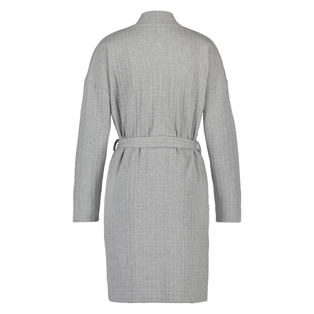 Waffle Bathrobe, Gray