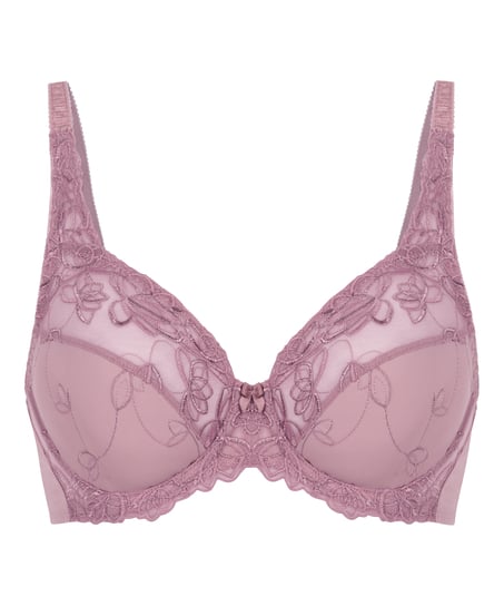 Diva Non-Padded Underwired Bra, Pink