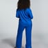 Satin Trousers, Blue