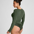 super soft Boatneck Shirt with Cashmere, Green