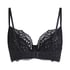 Marine Non-Padded Underwired Bra, Black