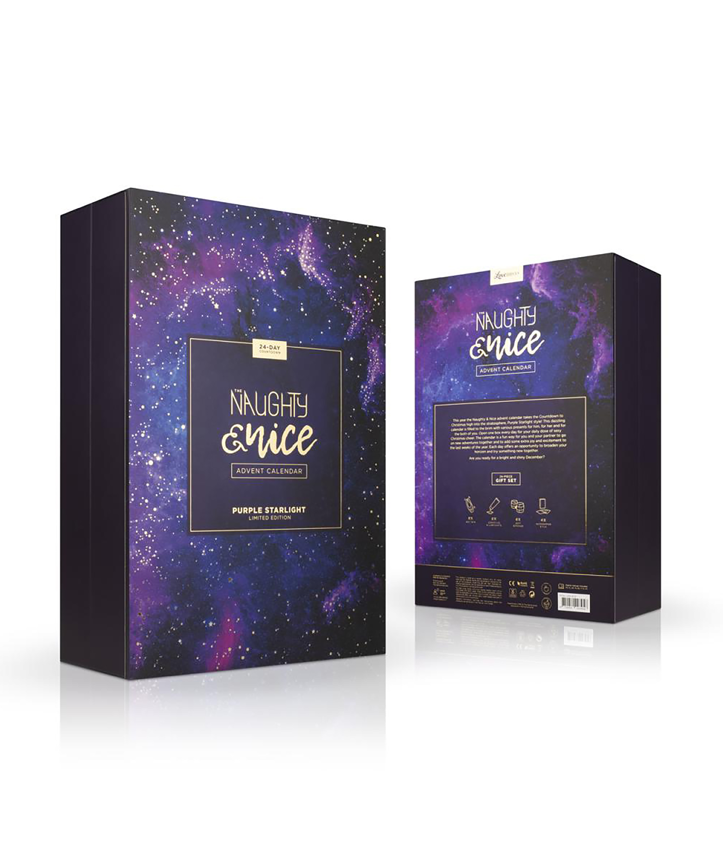 Private Naughty & Nice Advent calendar, Purple, main