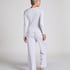 Long Sleeve Top Pointelle, Gray