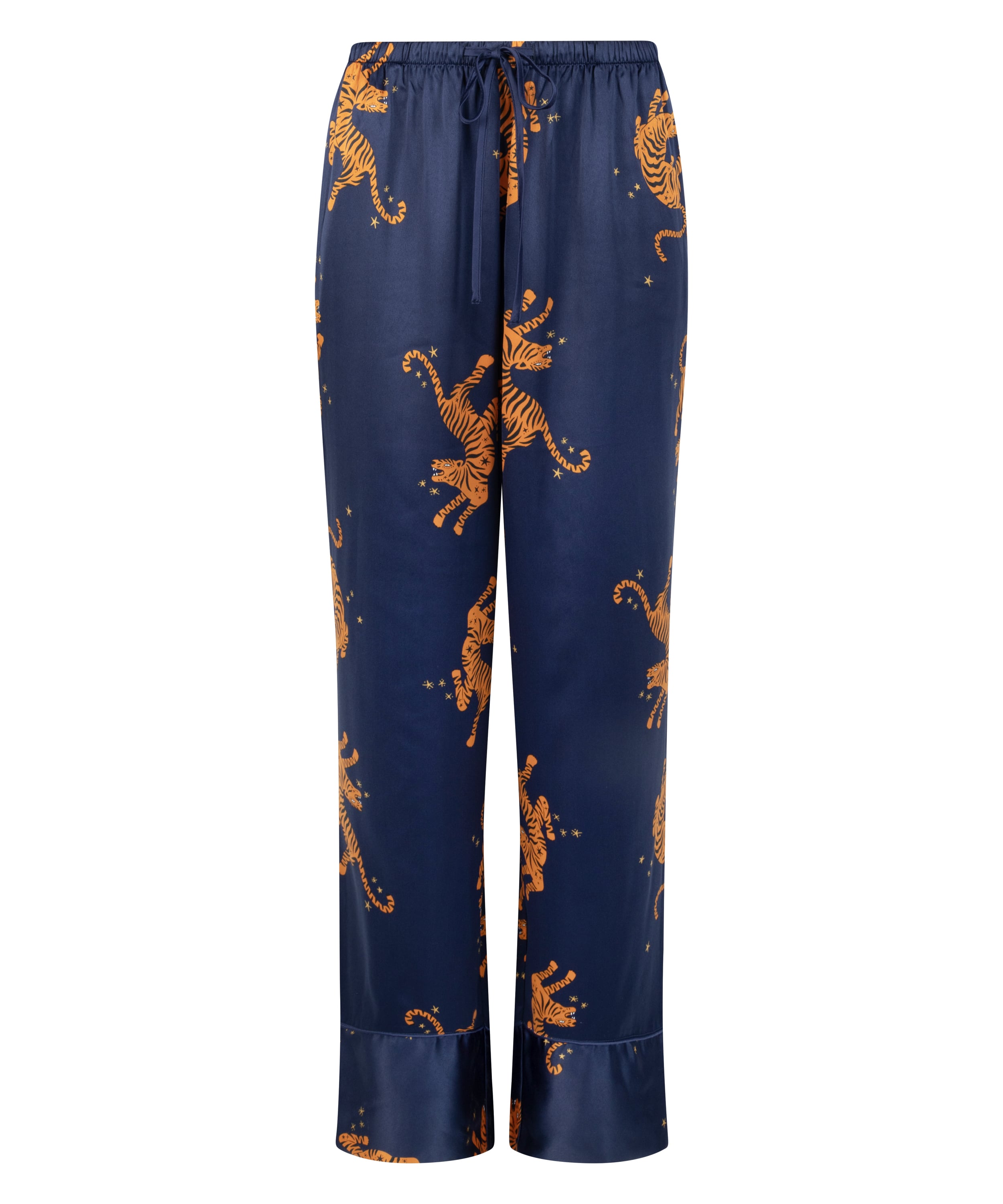 Satin Trousers, Blue, main