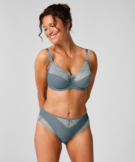 Sophie Non-Padded Underwired Bra, Blue