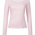 Pyjama top Pointelle, Pink