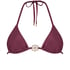 Yucatan Triangle Bikini Top, Red