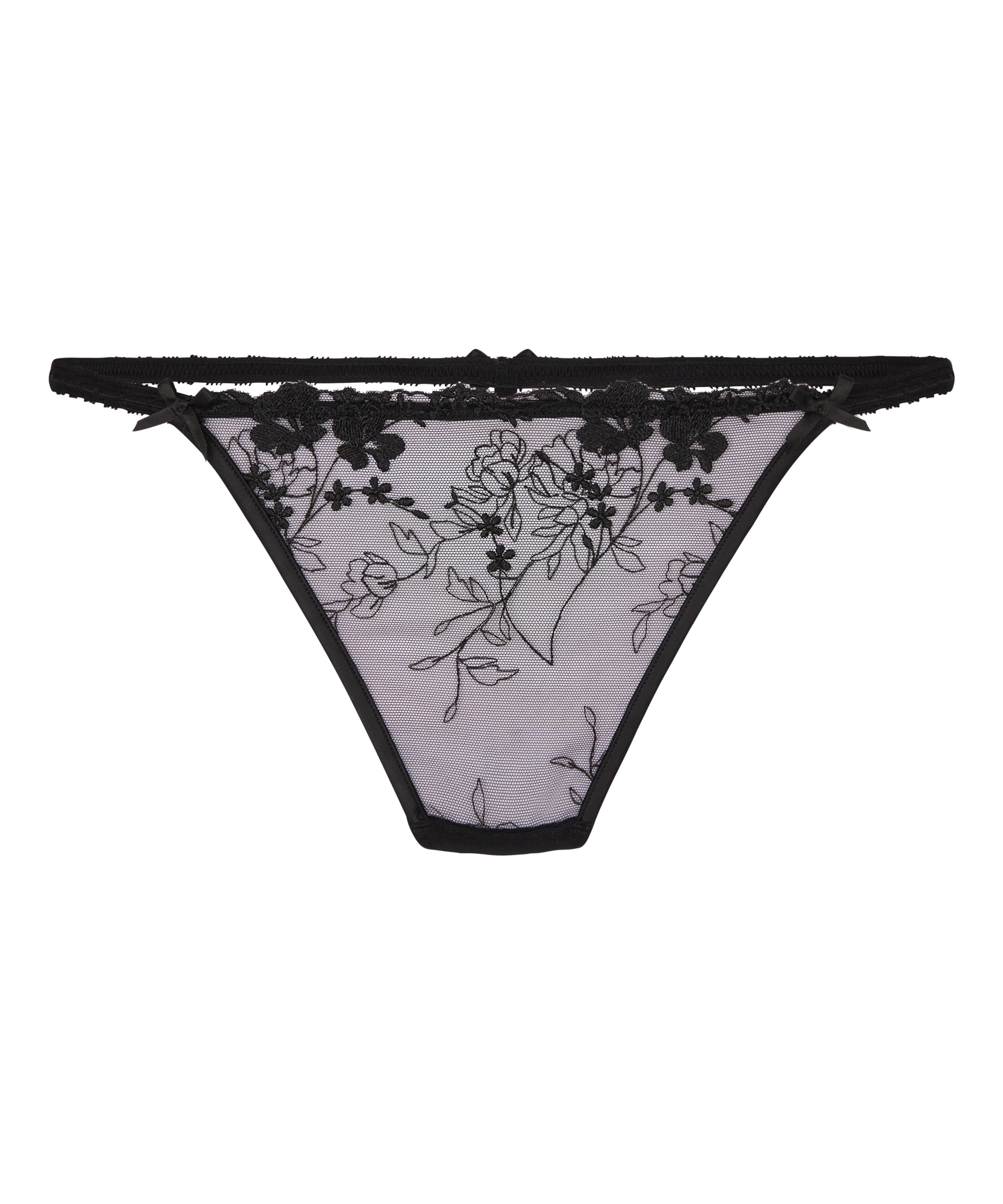 Peonie Highleg Thong, Black, main